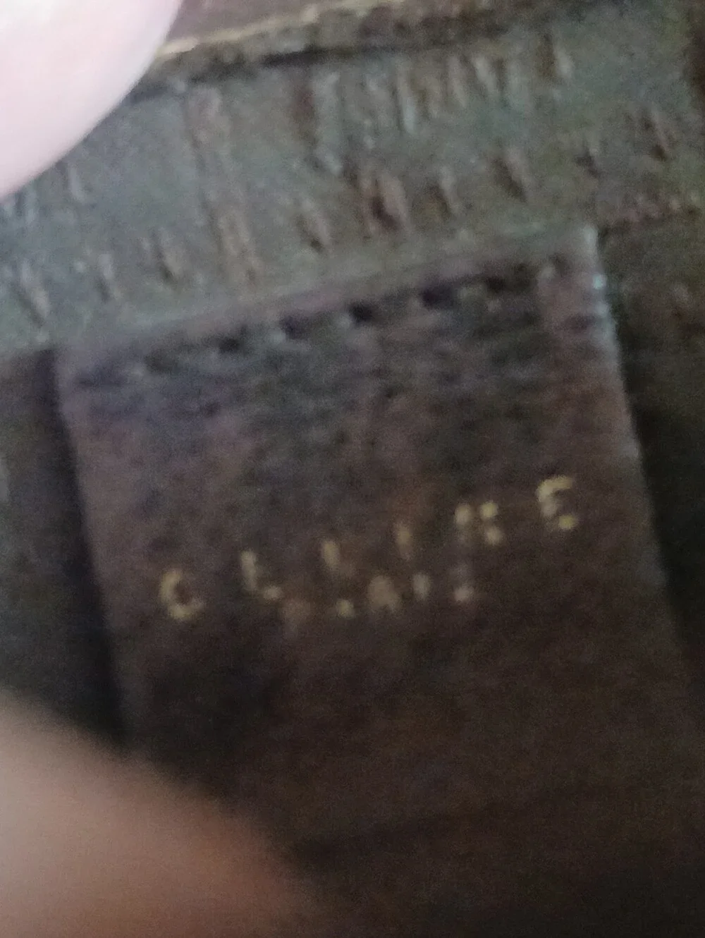 CELINE brown leather coin purse